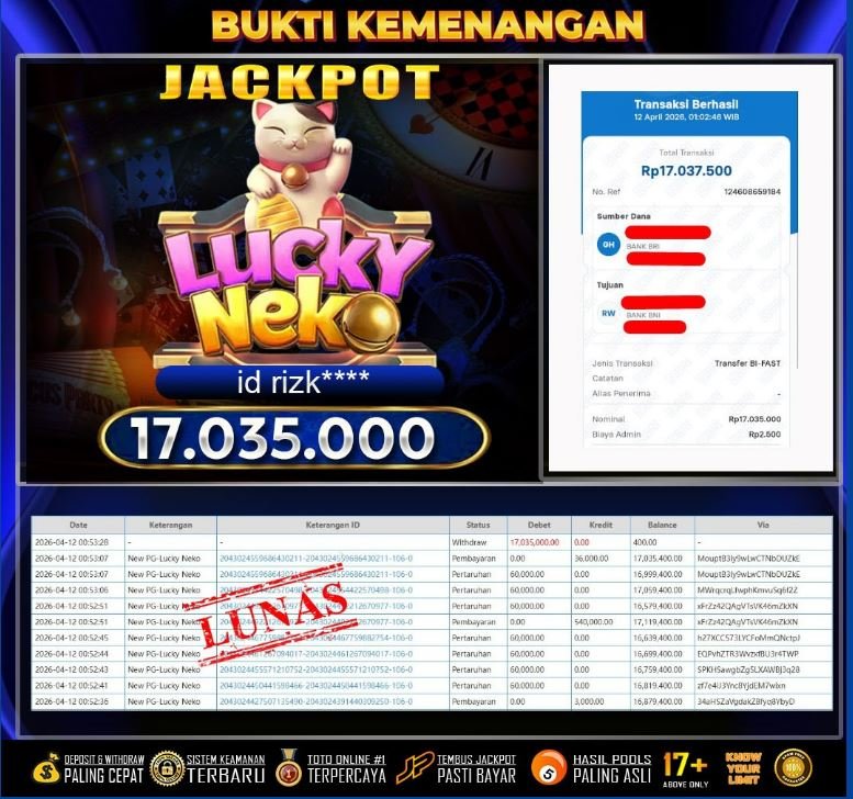 GOKUTOGEL : Bukti Pembayaran JP23